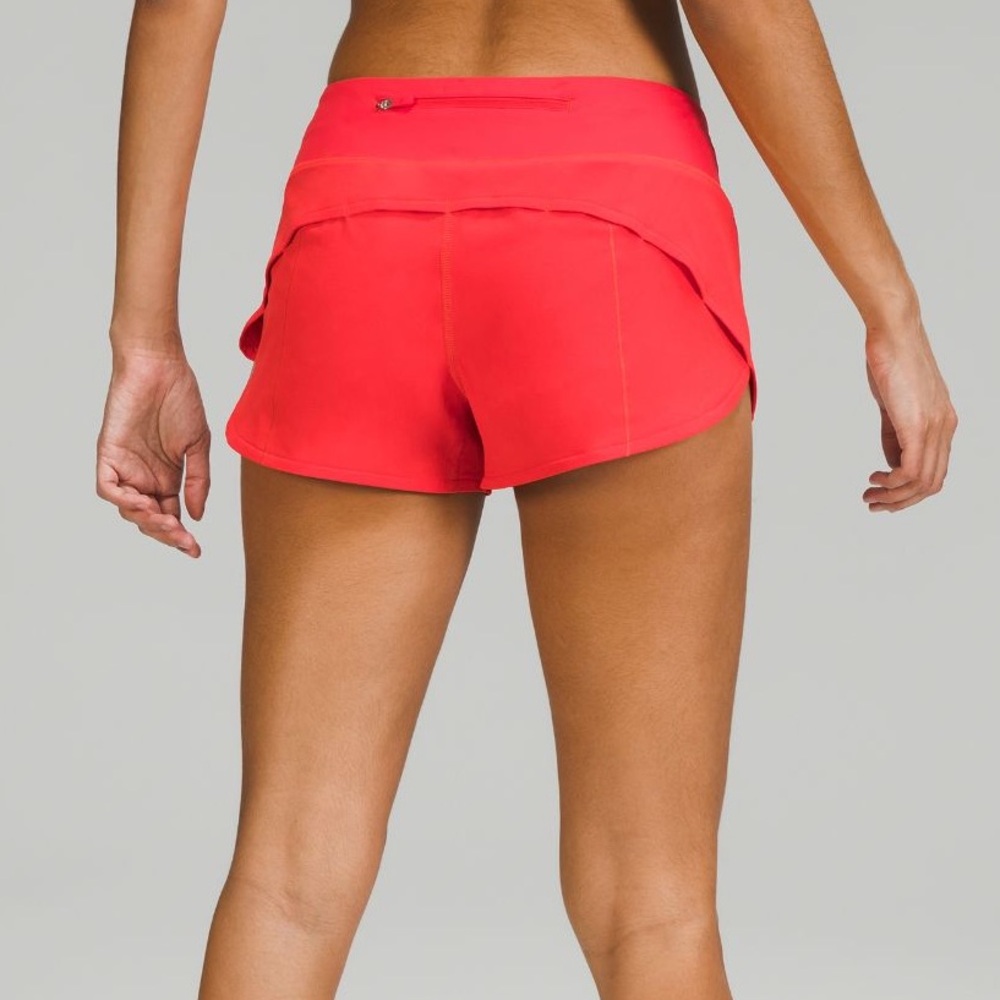 Lululemon Athletica Speed Up LR Shorts 2.5” Lined Dark Red